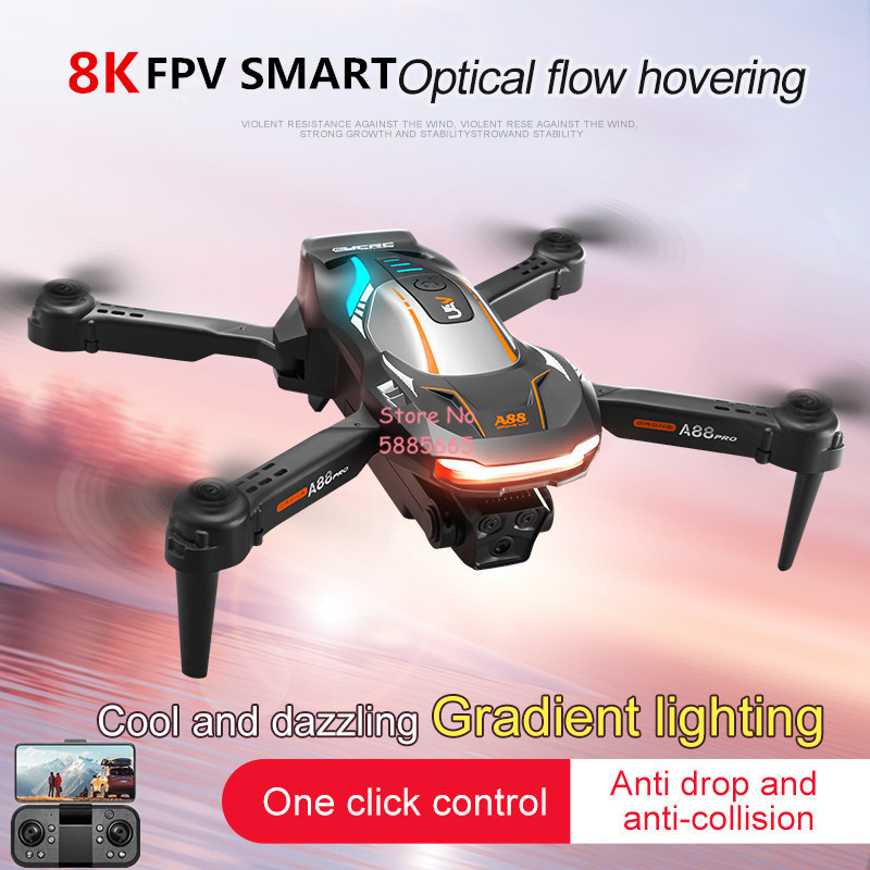 Outdoor Lighting Box - 8K航空写真撮影 オプティカルフローポジショニング FPV RCドローン 4CH カラフル照明