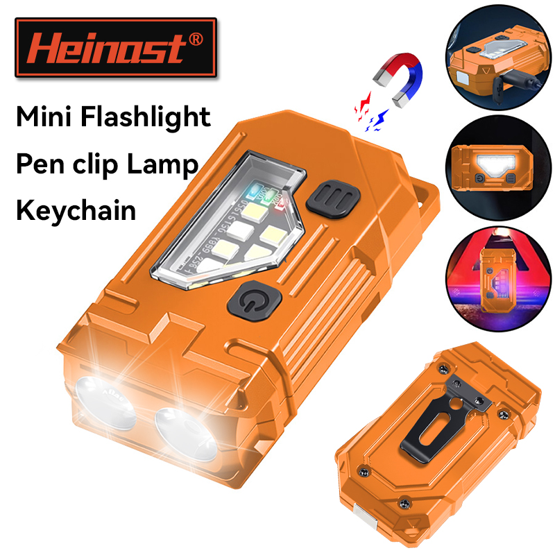 Outdoor Lighting Replacement Bulbs - ミニキーホルダー EDC 懐中電灯充電式磁気トーチ超高輝度ポケット LED トーチペンクリップヘッドランプ屋外釣りランプ