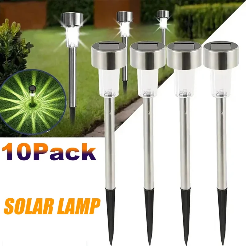 Outdoor Lighting Pathway - ソーラー屋外ライトガーデンランプ太陽光発電防水風景パス屋外庭裏庭芝生パティオ装飾植物