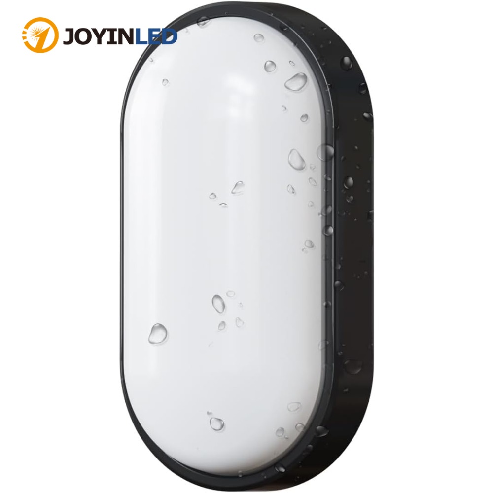 Outdoor Lighting Under Roof - JOYINLED 15W ウォールランプ オーバル型 LED バルクヘッドライト