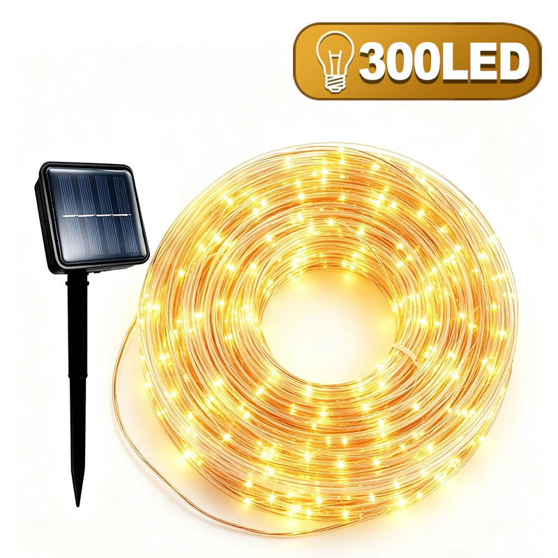 Outdoor Lighting No Wiring - ソーラークリスマスフェアリーライト 8モード 銅線 防水 ソーラーストリングライト 屋外ガーデンフェンス