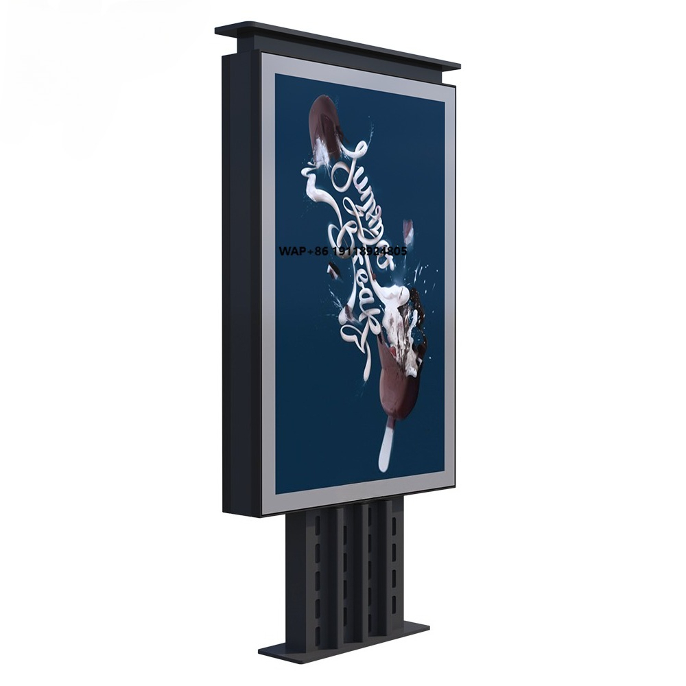 Outdoor Lighting Box - LEDスクロール式看板ライトボックス屋外広告LEDバックライト街路家具片面スクロールライトボックスモダンストリート