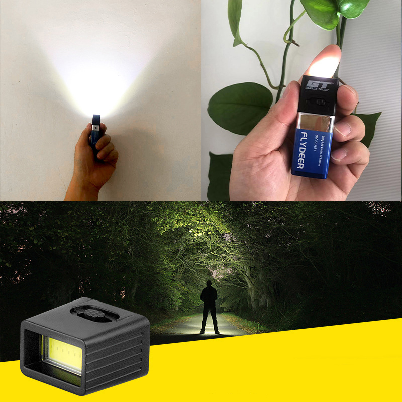 9V バッテリー懐中電灯 9V ミニ LED キーライト 6 - Outdoor Lighting Not Working のレビューと価格