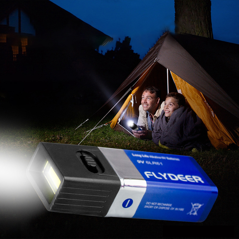 9V バッテリー懐中電灯 9V ミニ LED キーライト 6 - Outdoor Lighting Not Working のレビューと価格