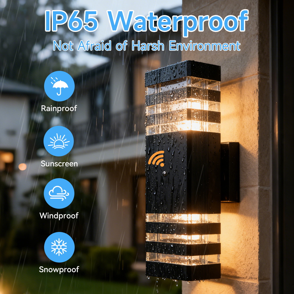 センサーライト屋外壁ランプ GU10 壁装飾ライト屋内防水モ - Outdoor Lighting Amazon のレビューと価格