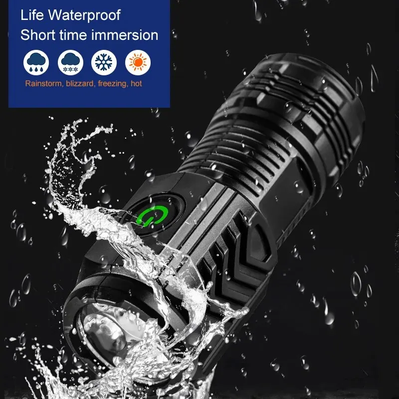 ポータブルミニ 3 LED ハンドヘルド懐中電灯強力な指先ト - Outdoor Lighting Replacement Bulbs のレビューと価格