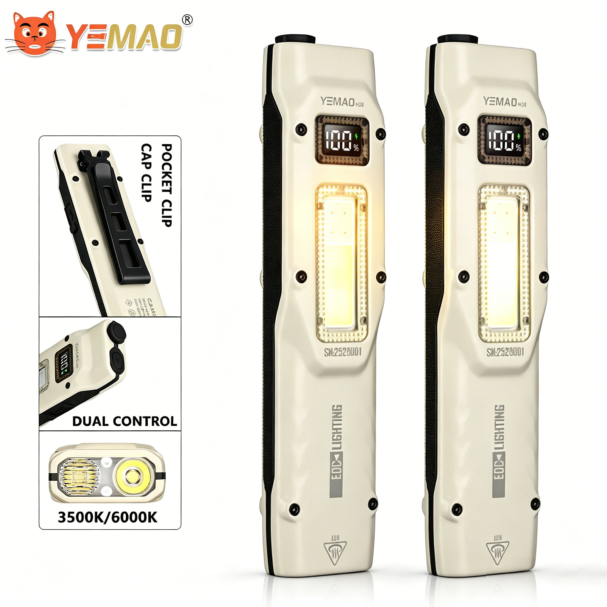 ポータブル880LM YEMAO M28超薄型タクティカルワ - Outdoor Lighting Beacon のレビューと価格