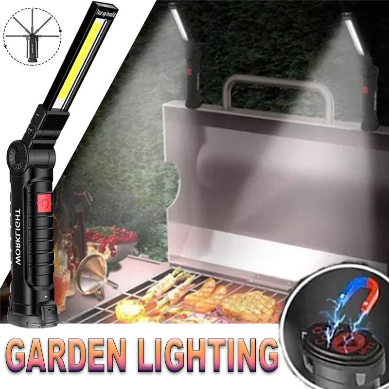 ポータブル LED 懐中電灯 磁気フック付き 屋外修理作業灯 - Outdoor Lighting Beacon のレビューと価格