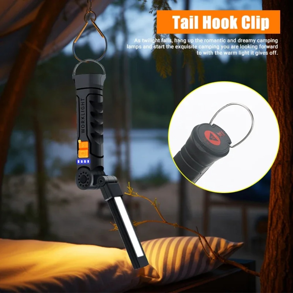 ポータブル COB LED 懐中電灯 USB 充電式トーチ、 - Outdoor Lighting Beacon のレビューと価格