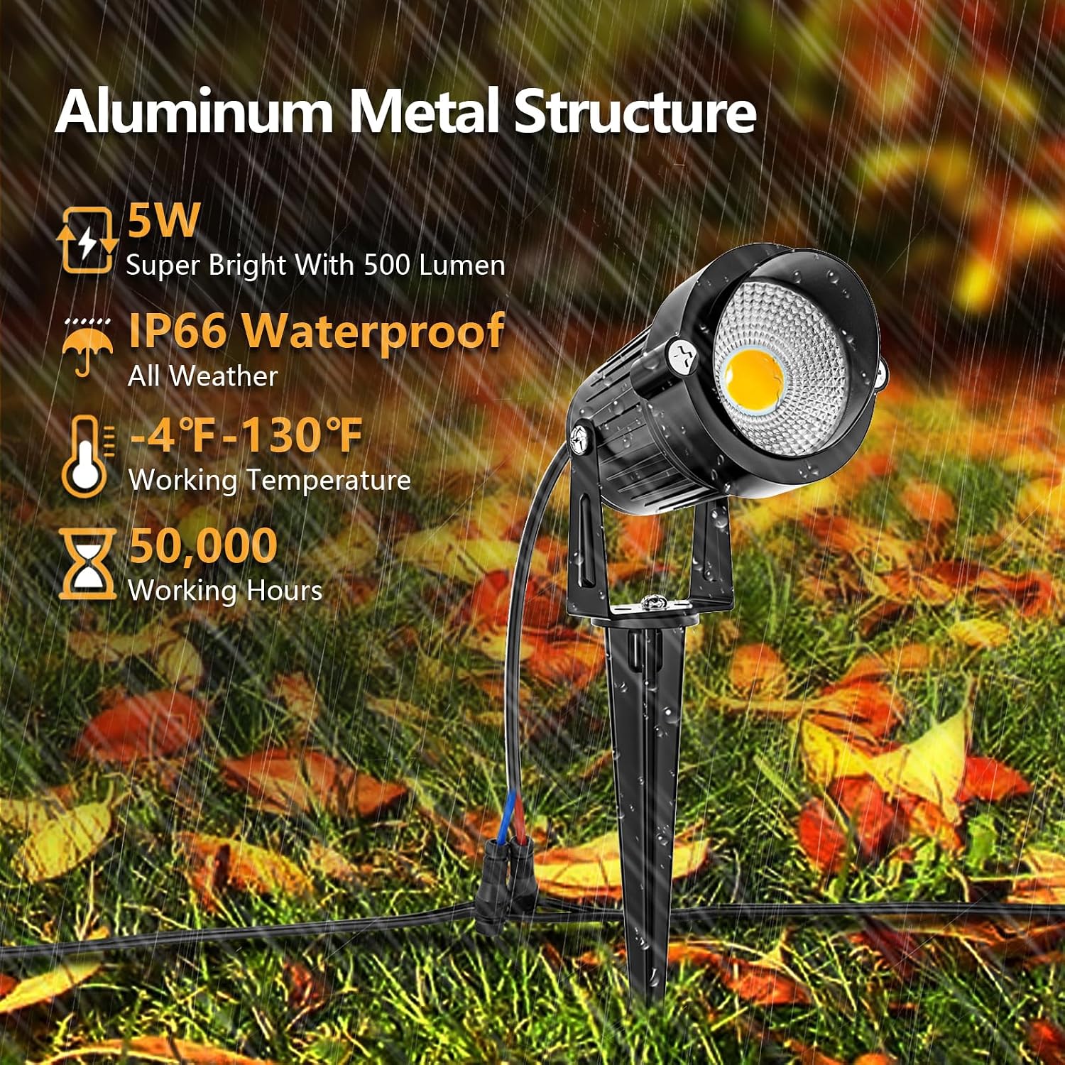 オールインワン低電圧景観照明キット 5W LED景観照明トラ - Outdoor Lighting Kits Low Voltage のレビューと価格