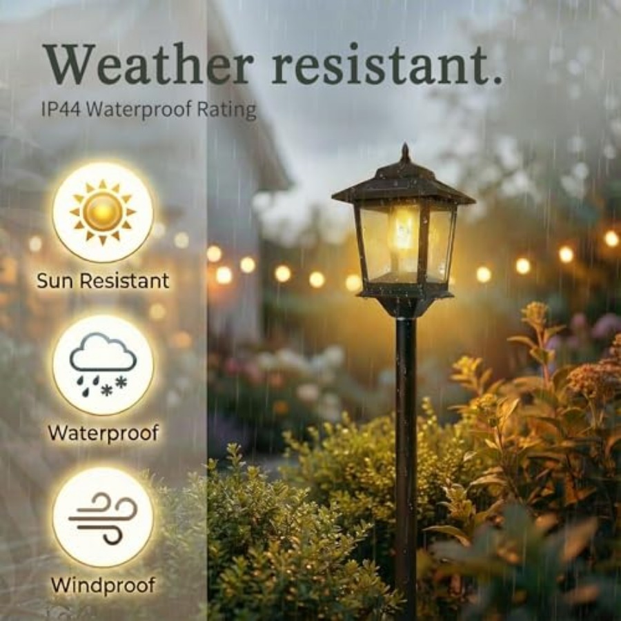 屋外ソーラーポストライト、2個パック63インチ夕暮れから夜明 - Outdoor Lighting Dusk To Dawn のレビューと価格
