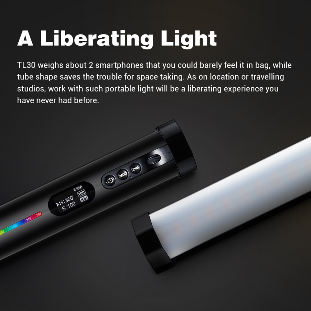 Godox TL30 RGBカラー手持ちチューブライト 13 - Outdoor Lighting No Wiring のレビューと価格