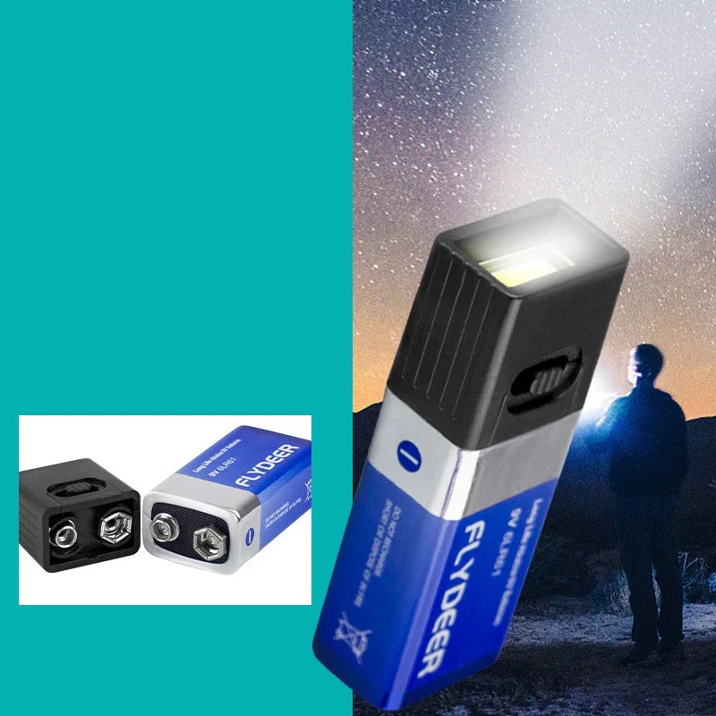 懐中電灯 9V ミニ LED キーライト 6F22 バッテリ - Outdoor Lighting Not Working のレビューと価格
