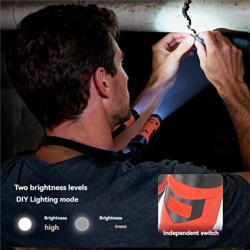 CHCH LEDネックライト。充電式で、磁石で固定でき、両手 - Outdoor Lighting Not Working のレビューと価格