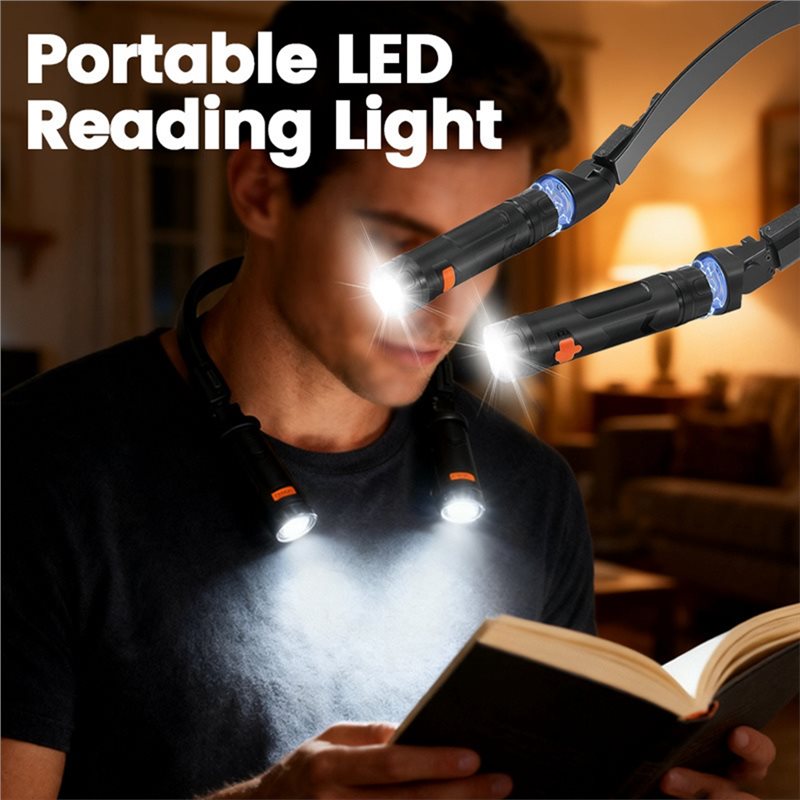 CHCH LEDネックライト。充電式で、磁石で固定でき、両手 - Outdoor Lighting Not Working のレビューと価格