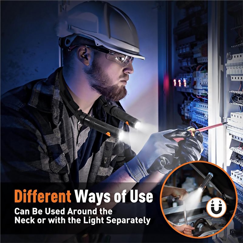 CHCH LEDネックライト。充電式で、磁石で固定でき、両手 - Outdoor Lighting Not Working のレビューと価格