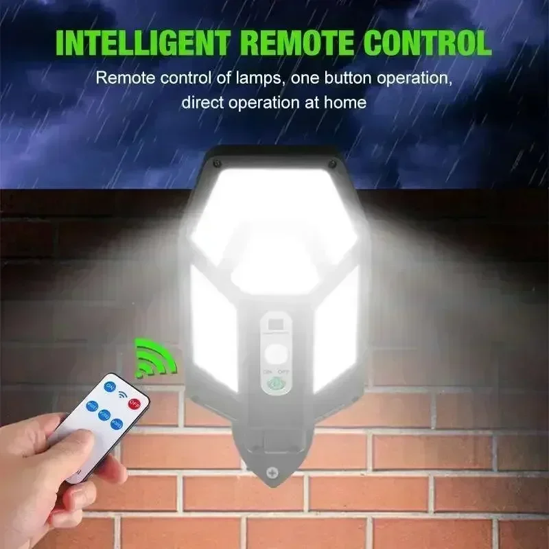 12000LM強力ソーラーウォールランプ、リモコン付き屋外I - Outdoor Lighting Amazon のレビューと価格