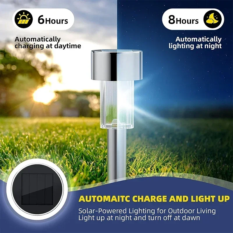ソーラー屋外ライトガーデンランプ太陽光発電防水風景パス屋外庭 - Outdoor Lighting Pathway のレビューと価格