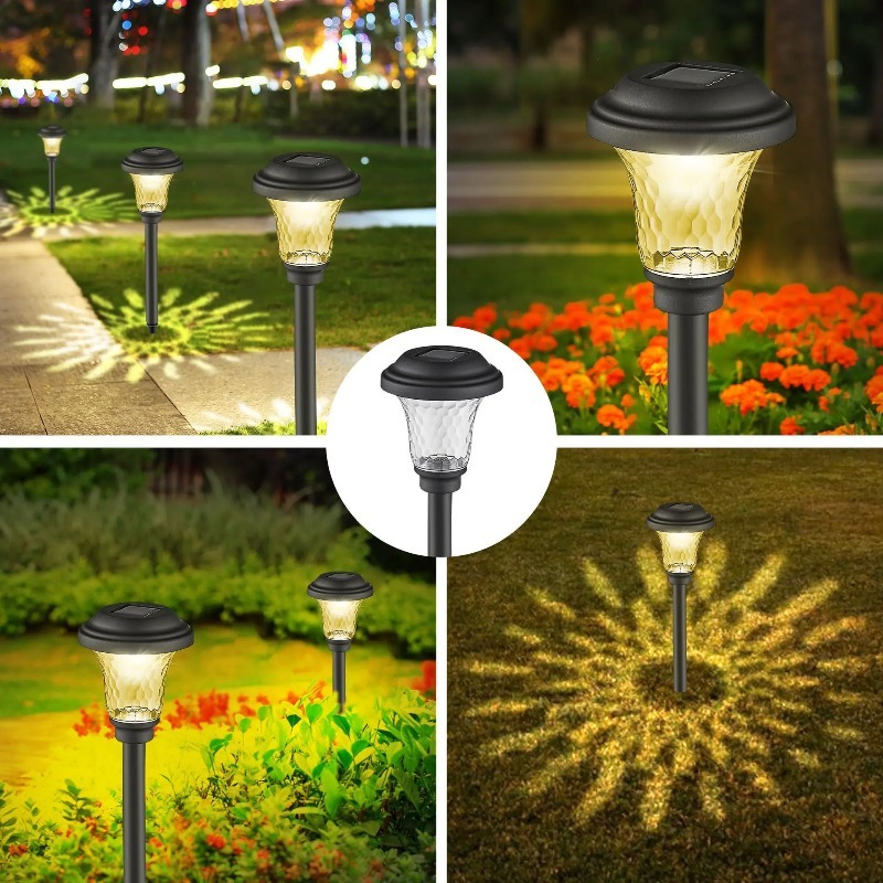 色が変わるソーラーパスライト IP67 防水 LED 屋外ガ - Outdoor Lighting Dusk To Dawn のレビューと価格