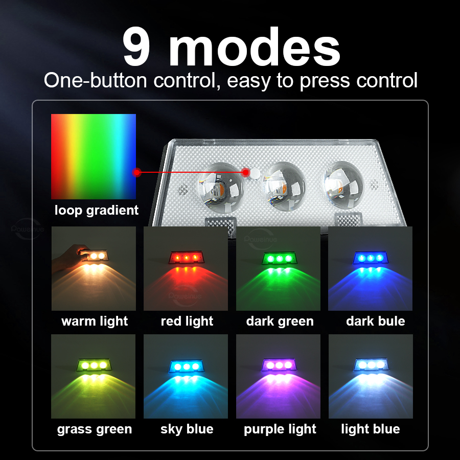 超高輝度ソーラーライト RGBと温白色ソーラーLEDステップ - Outdoor Lighting Amazon のレビューと価格