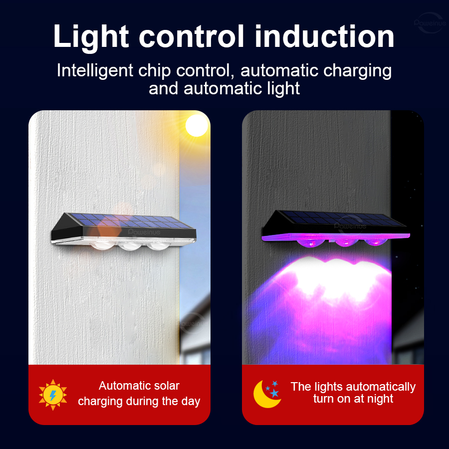 超高輝度ソーラーライト RGBと温白色ソーラーLEDステップ - Outdoor Lighting Amazon のレビューと価格