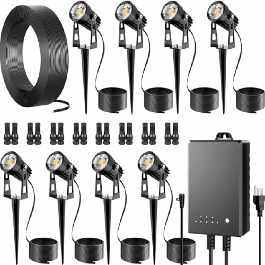 オールインワン屋外低電圧景観照明キット LED景観スポットラ - Outdoor Lighting Kits Low Voltage のレビューと価格
