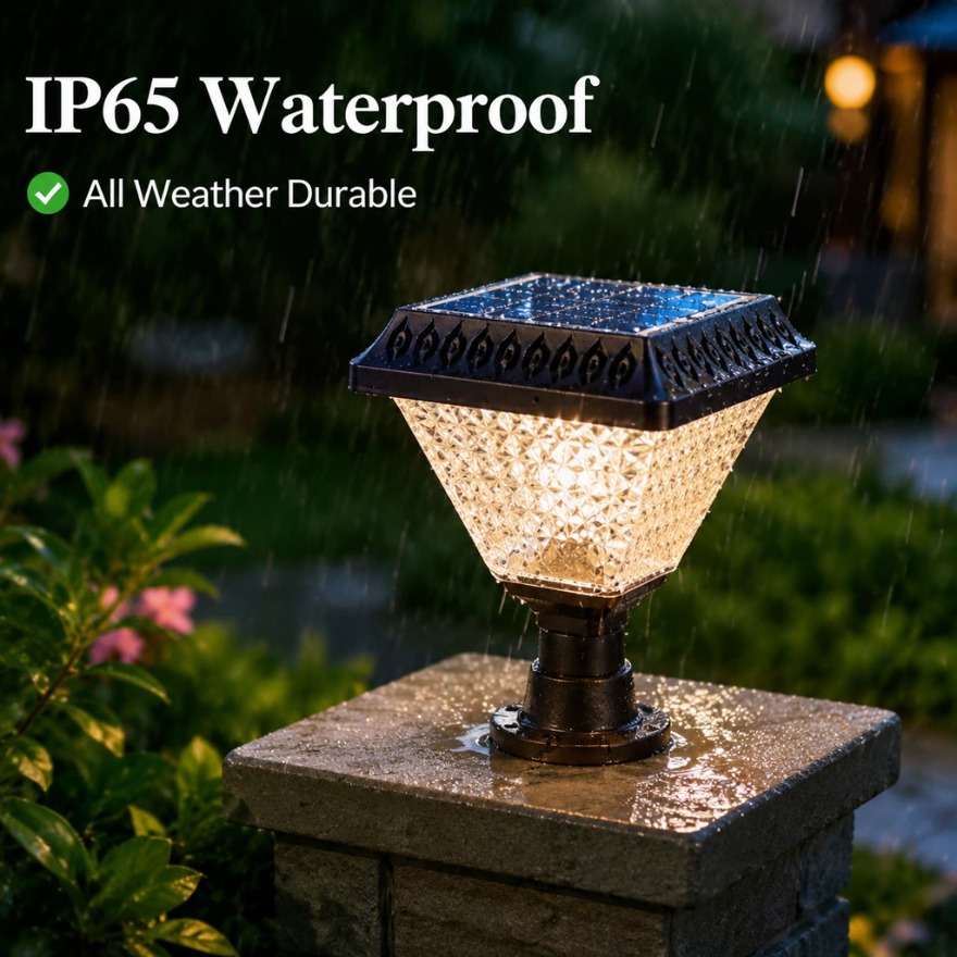 屋外ソーラーポストライトLEDウォールランプIP65防水RG - Outdoor Lighting Dusk To Dawn のレビューと価格