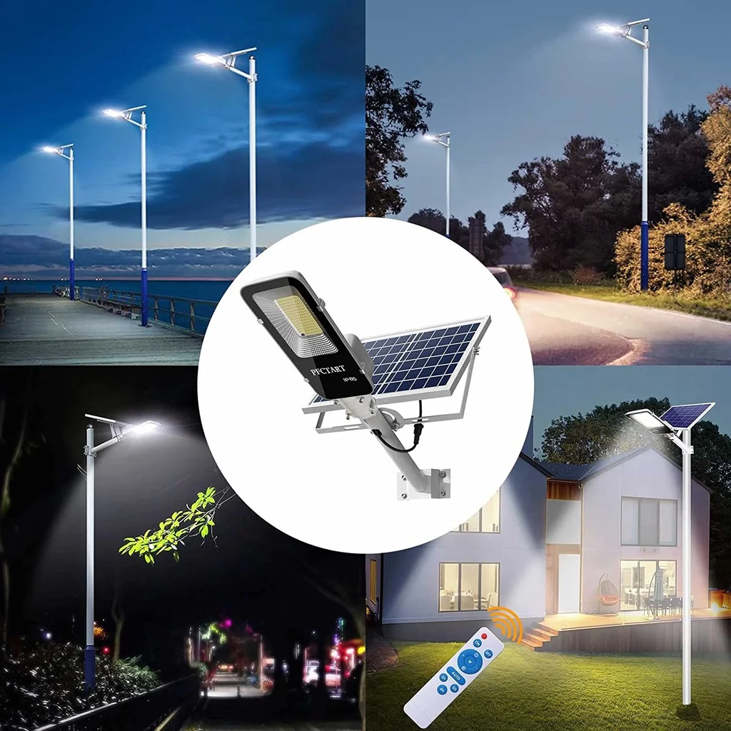 200 ワット強力なソーラーライト屋外ソーラー街路灯 600 - Outdoor Lighting Dusk To Dawn のレビューと価格