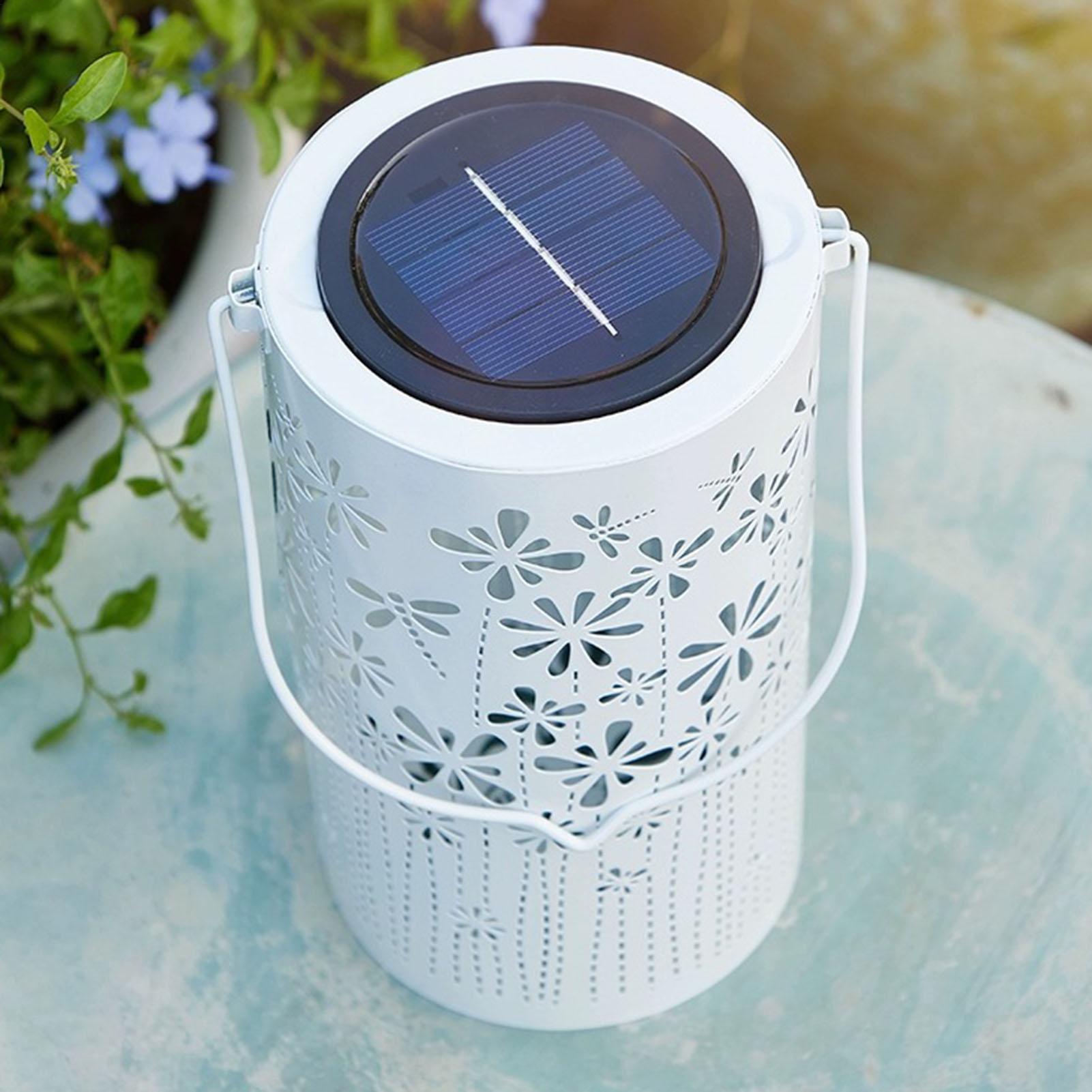 ソーラーランタン カラフルな金属製フラワーランプ ソーラーラ - Outdoor Lighting Pathway のレビューと価格