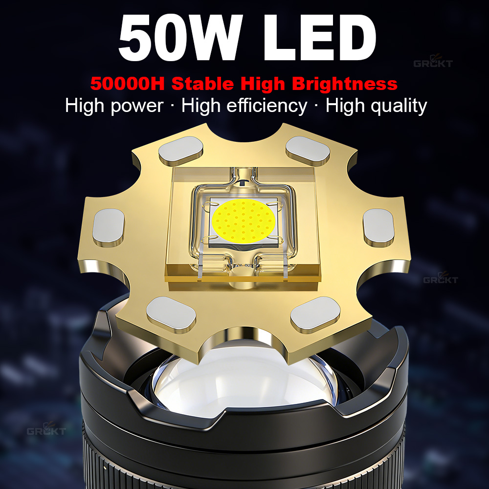 80000CD 最も強力なLED懐中電灯 ハイパワー戦術ハン - Outdoor Lighting Replacement Bulbs のレビューと価格