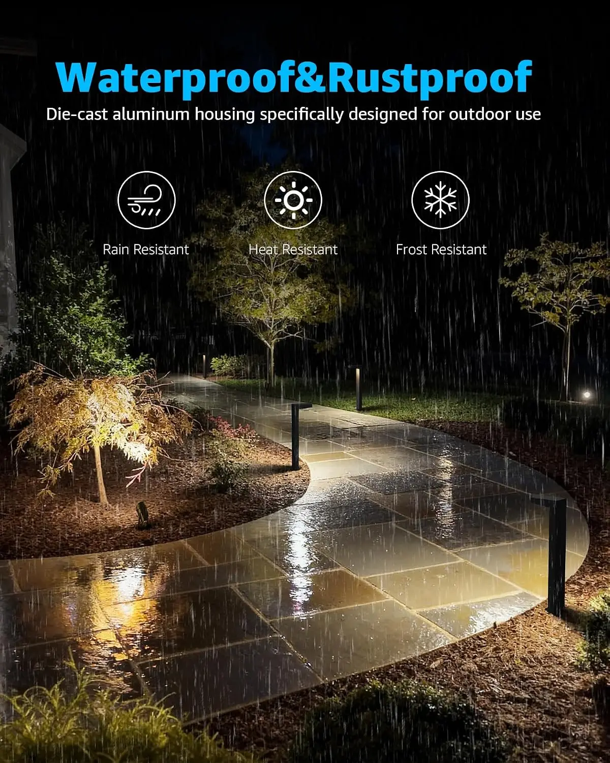 LED低電圧景観照明キット 屋外防水低電圧通路照明 スポット - Outdoor Lighting Kits Low Voltage のレビューと価格
