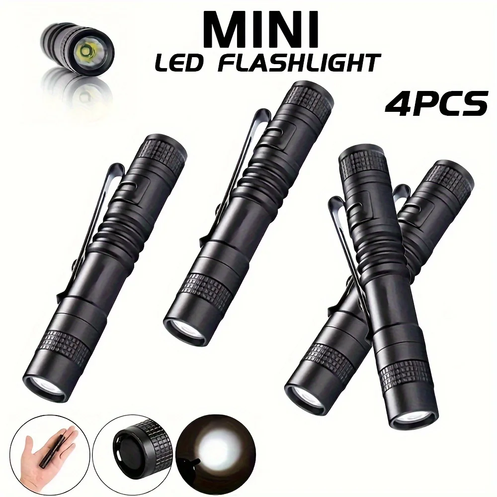 1-4 個ミニポータブル LED ペンライトポケット超高輝度 - Outdoor Lighting Beacon のレビューと価格