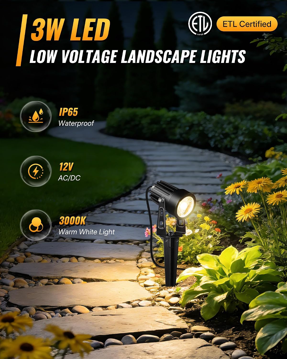 低電圧オールインワンLED景観照明キット 12個スポットライ - Outdoor Lighting Kits Low Voltage のレビューと価格