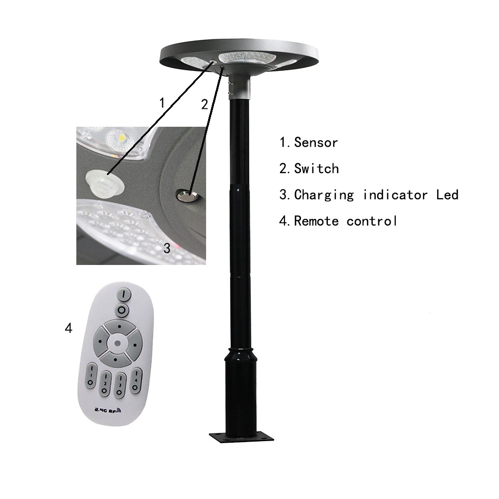 防水IP65 UFOソーラーLEDガーデン街路灯30W屋外駐 - Outdoor Lighting Ip65 のレビューと価格