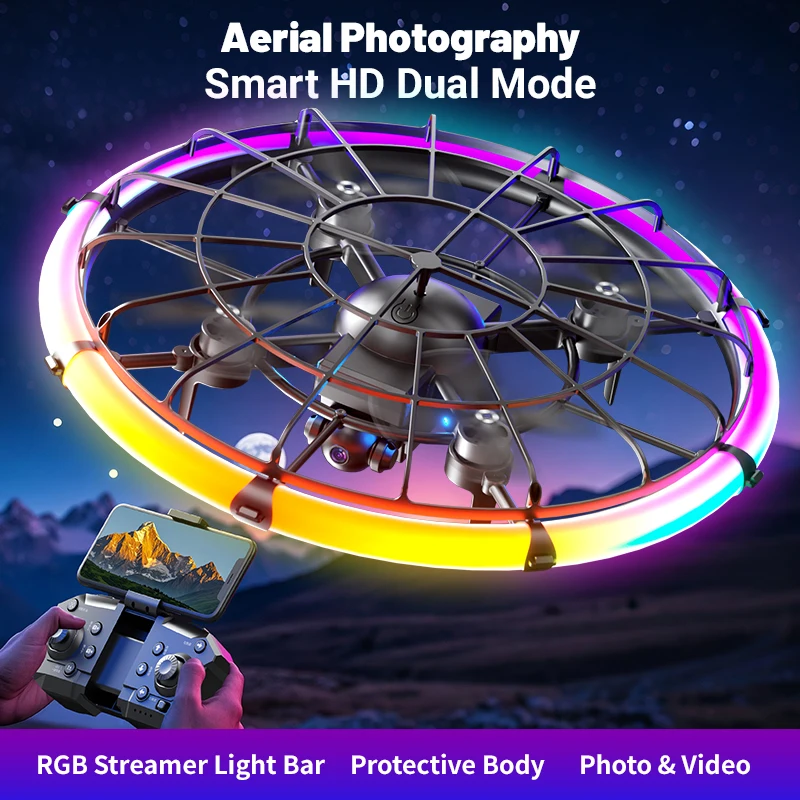 JJRC H145 UFO RCドローン、デュアルHDレンズ - Outdoor Lighting Box のレビューと価格