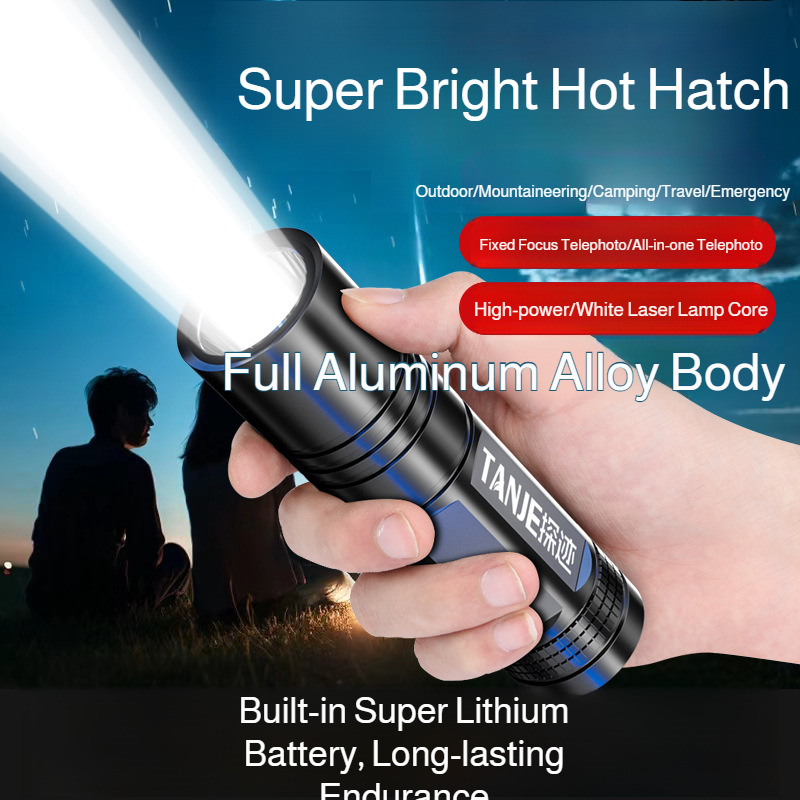 屋外懐中電灯小型ミニ照明強力な光ポータブル超高輝度充電式ハン - Outdoor Lighting Beacon のレビューと価格