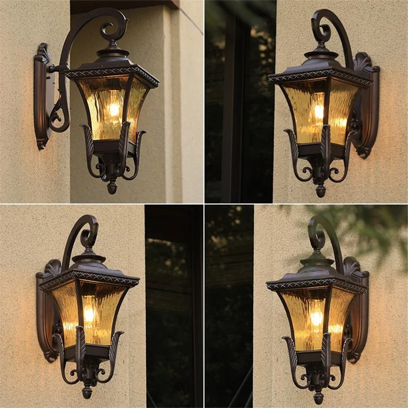 ヴィラコミュニティヨーロピアンスタイル屋外ウォールライト防水 - Outdoor Lighting Amazon のレビューと価格