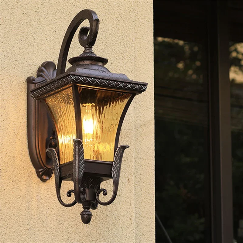 ヴィラコミュニティヨーロピアンスタイル屋外ウォールライト防水 - Outdoor Lighting Amazon のレビューと価格