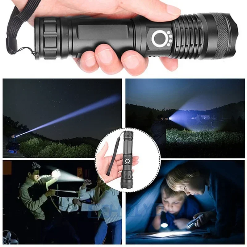 ハイパワー XHP70 LED 懐中電灯 USB-C 充電式 - Outdoor Lighting Replacement Bulbs のレビューと価格
